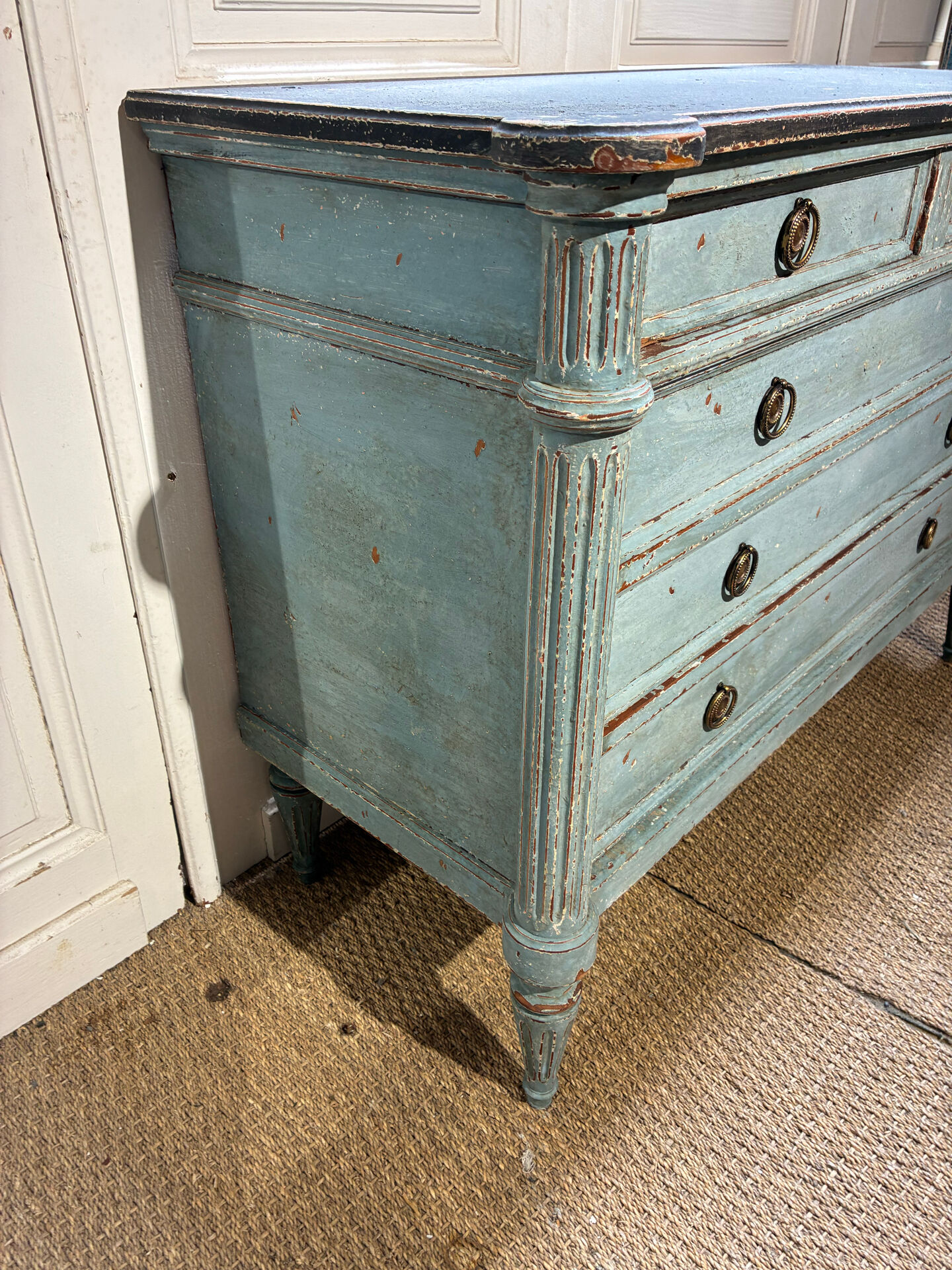 Antique Chest of Drawers, Louis, 16