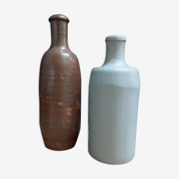 Vases en grès vintage