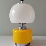 Italian glass table lamp, 70s