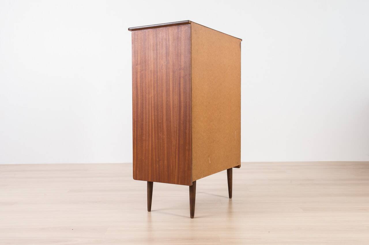 Commode en teck scandinave, années 1960