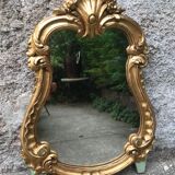 Miroir doré 31x22 cm