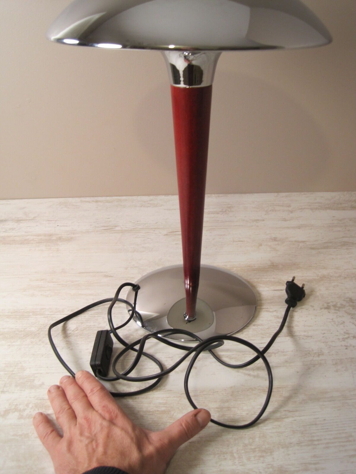 Office table lamp mushroom called 'paquebot', 1980s