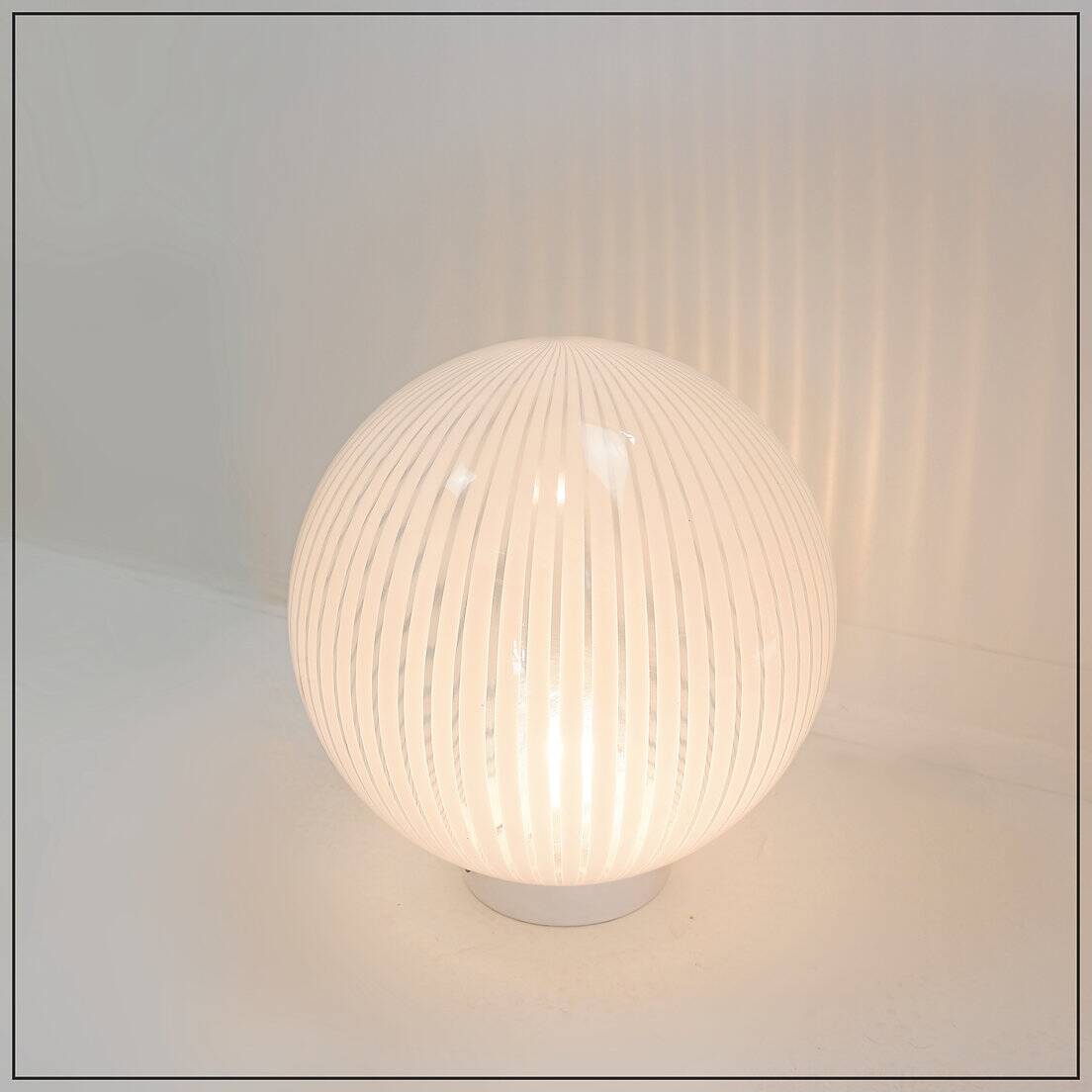 Table lamp from the Tessuti series for Venini, Murano 1970s - Ø 40cm
