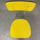 Chaise de salle à manger vintage jaune