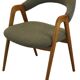 vintage WK Möbel style fauteuil / stoel 'Wildflecken' nieuwe bouclé stof