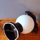 Ceramic and opaline palm tree lamp 1980