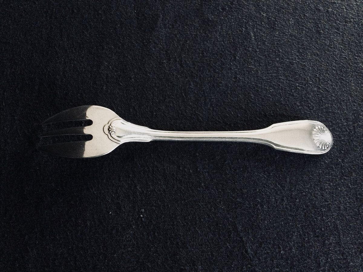 12 oyster forks christofle vendôme