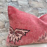 Magnifique coussin Kilim berbère vintage du Maroc