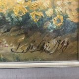 Tableau huile sur toile signé Claude Laz 1996