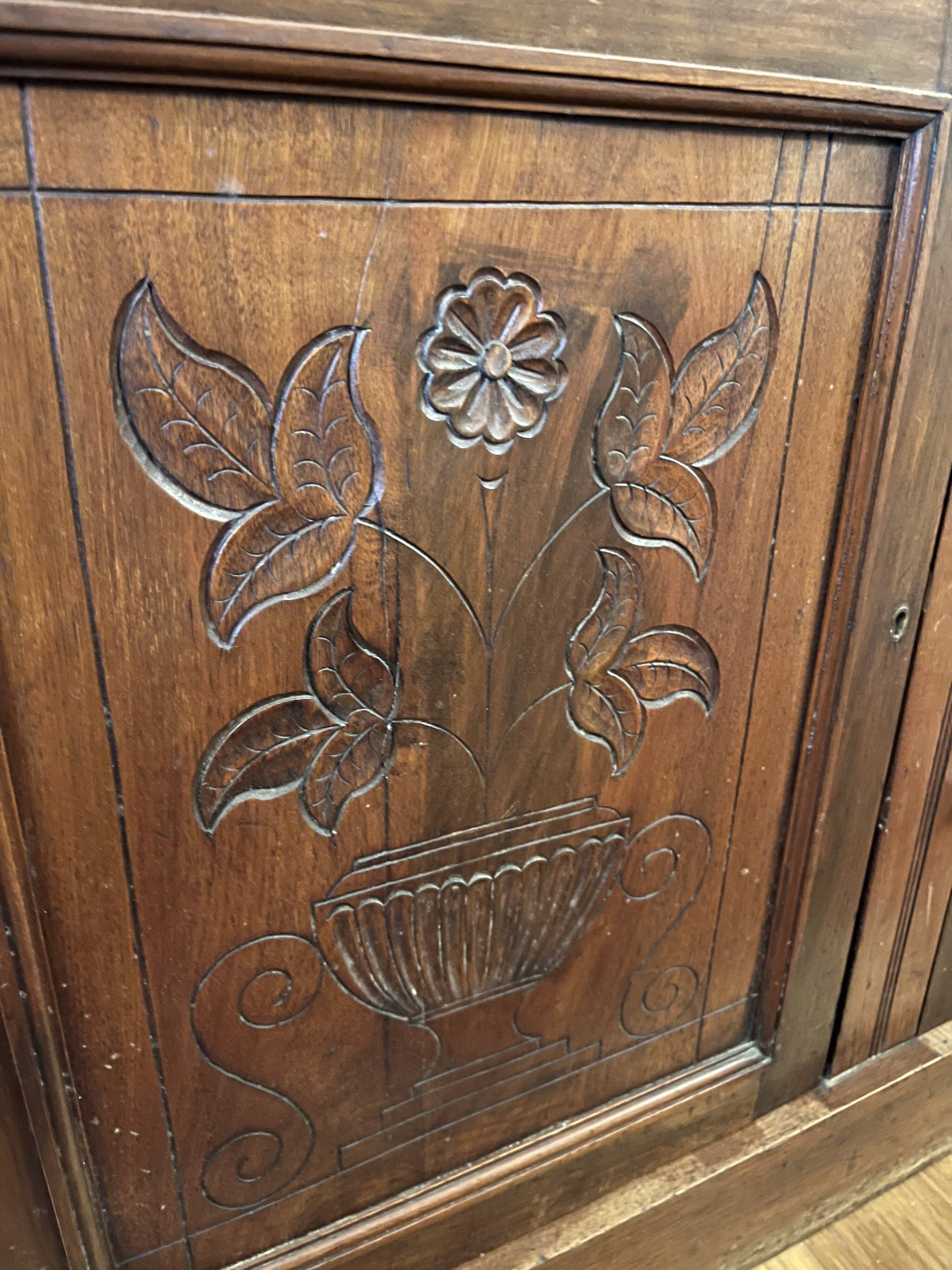 Vintage solid wood sideboard