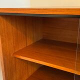 Low teak display cabinet