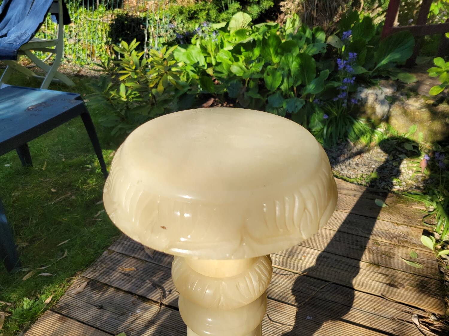 Alabaster pedestal column, 19th century