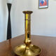 Set of 3 brass candle holders