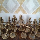 Jeu d'échec africain art tribal