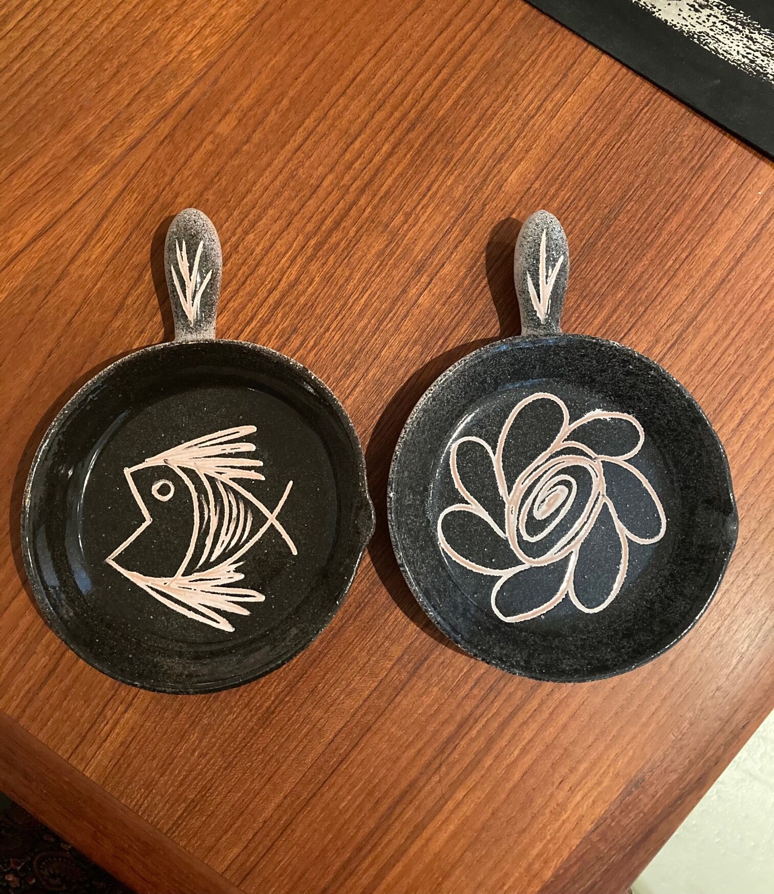 Set of two ceramic cups Vallauris Voltz