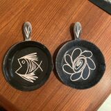 Set of two ceramic cups Vallauris Voltz
