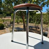 Vintage leather stool