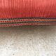 Antique toad sofa in brick velvet