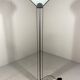 Italian steel tear plate and glass floor lamp 1980’s.