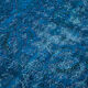 Hand-knotted antique turkish 1980s 146 cm x 263 cm blue rug