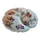 Plat compartiments  porcelaine  original