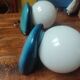 Rare pair of 70s wall lights