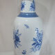 Chinese blue white vase