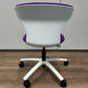 Chaise pivotante sedus turn around en tissu violet