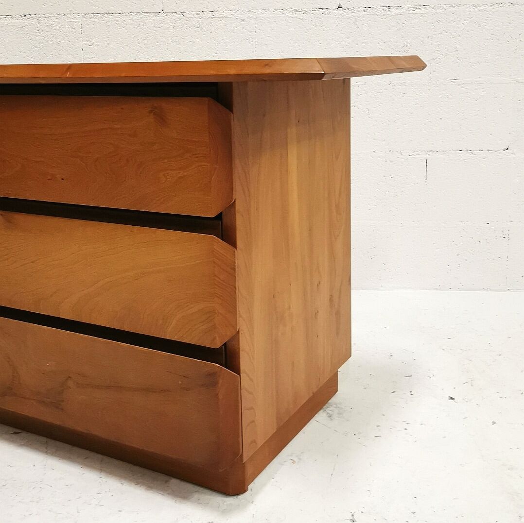 Elm chest of drawers, Roche bobois