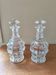 Paire de carafes anciennes 19ème siècle