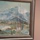 Original Swedish Oil Painting - "Nature Scene" by Maja Sjöberg - Signed - Vintage and Framed - 35.5 × 43.5 cm (14" × 17.1")