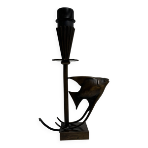 Pied de lampe en bronze - style