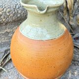 Antique pitcher, stoneware by rémi bonhert, la borne, france