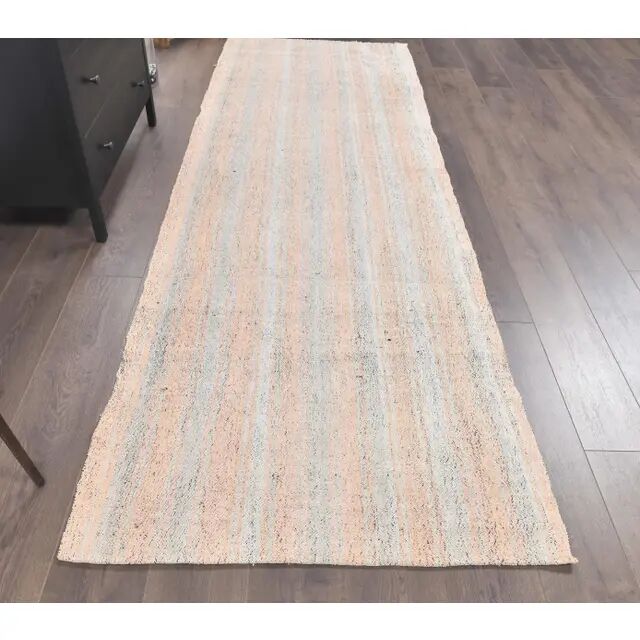 Turkish handwoven wool kilim runner 103x303