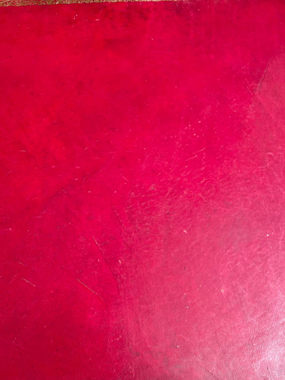 Old wooden and marble secretary