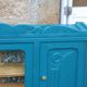 Renovated antique sideboard – Petrol blue V33 – Vintage / Art Deco style
