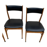 4 Danish teak chairs
