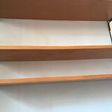 Vintage thong shelf wood and metal