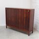 Cabinet en palissandre avec portes coulissantes par Alfred Hendrickx pour Belform, années 1960.