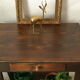 Old country side table in waxed wood