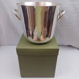 Christofle Vertigo model - silver-plated champagne bucket in very good condition box