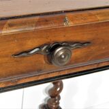 Marked writing table with 1 drawer