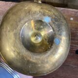 Brass hand candle holder