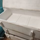 Commode secrétaire patinée