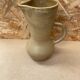 Old pitcher digoin stoneware beige made in france vintage