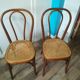 Two bistro chairs