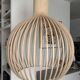 Suspension octo secto 4240 bouleau naturel - ø54cm - neuf