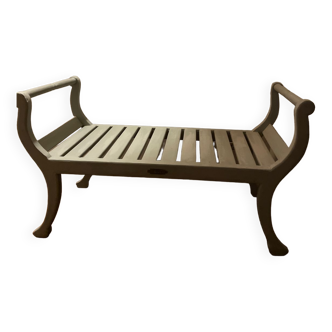 Wooden bench