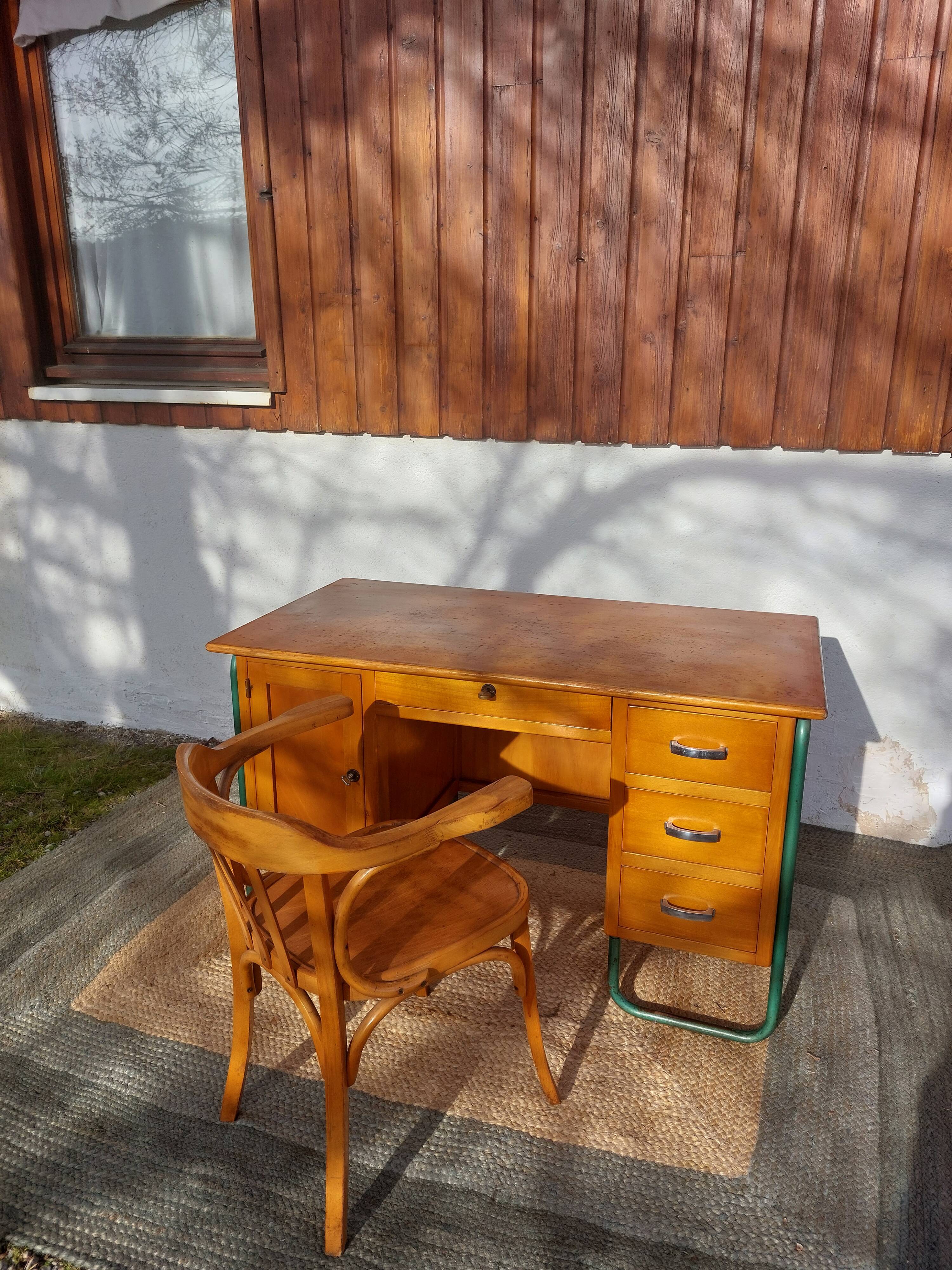 Vintage schoolmaster's desk