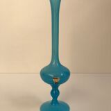 Blue opaline soliflore, Made in Italy